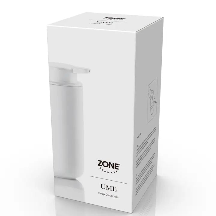 ZONE UME Soap Dispenser White L 15oz