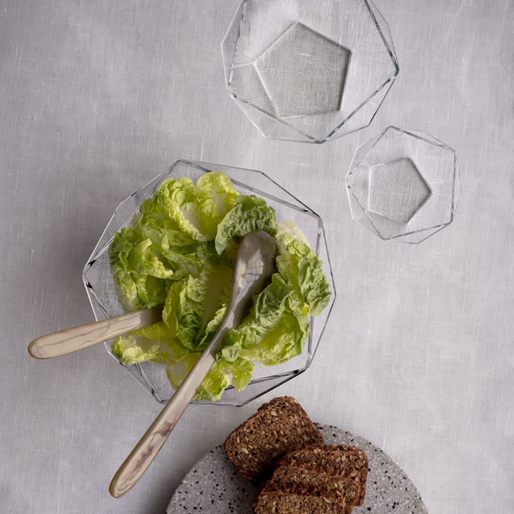 Penta glass bowl large 26cm *