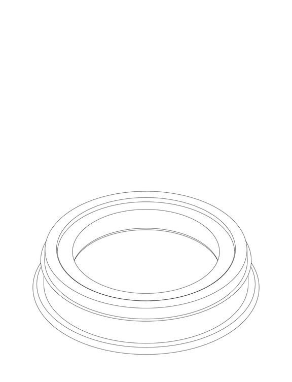 Replacement part EM77 gasket black (905)