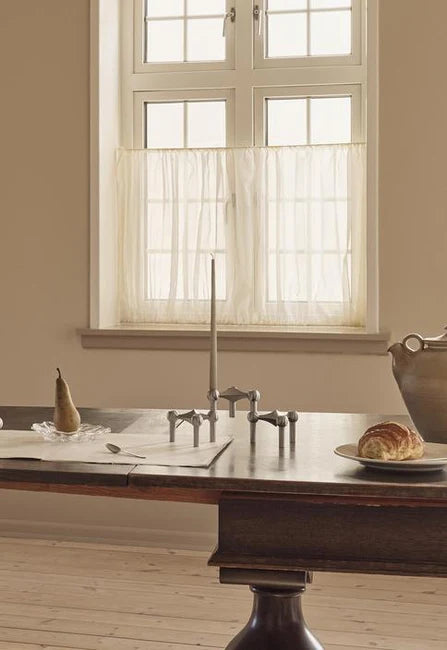 STOFF Nagel Candle Holder, Brushed Chrome