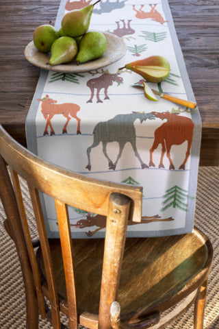 Table runner 35x120 cm CLUMSY MOOSE