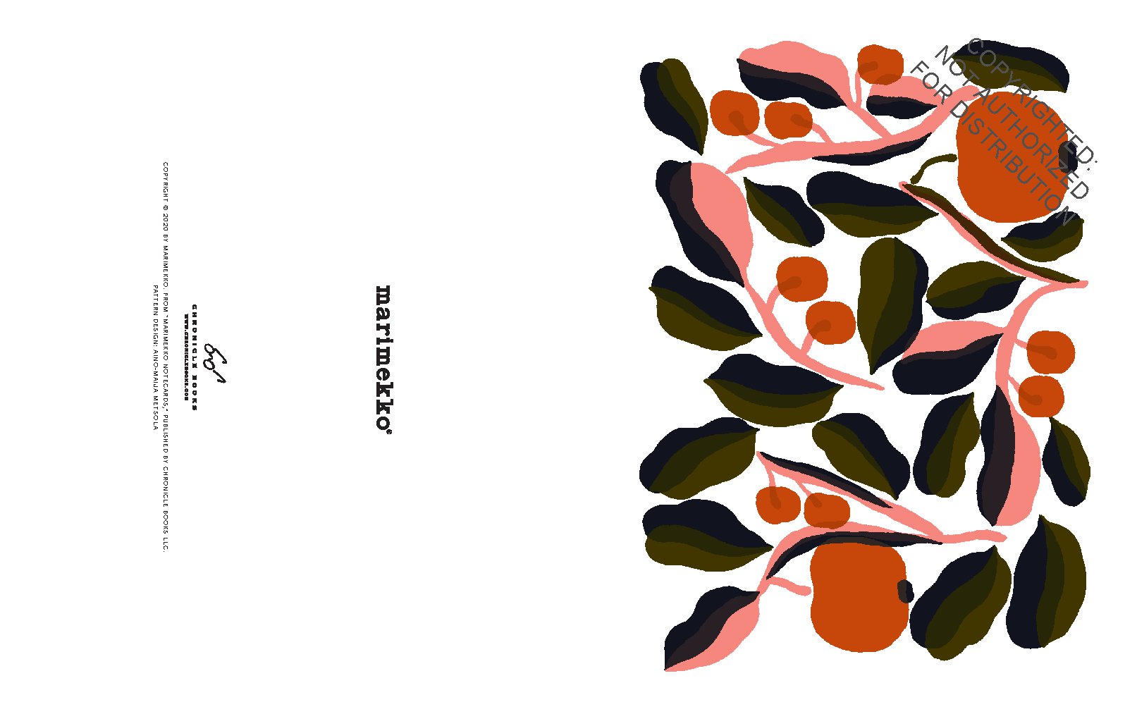 Marimekko Kukka Notecards / Greeting Cards