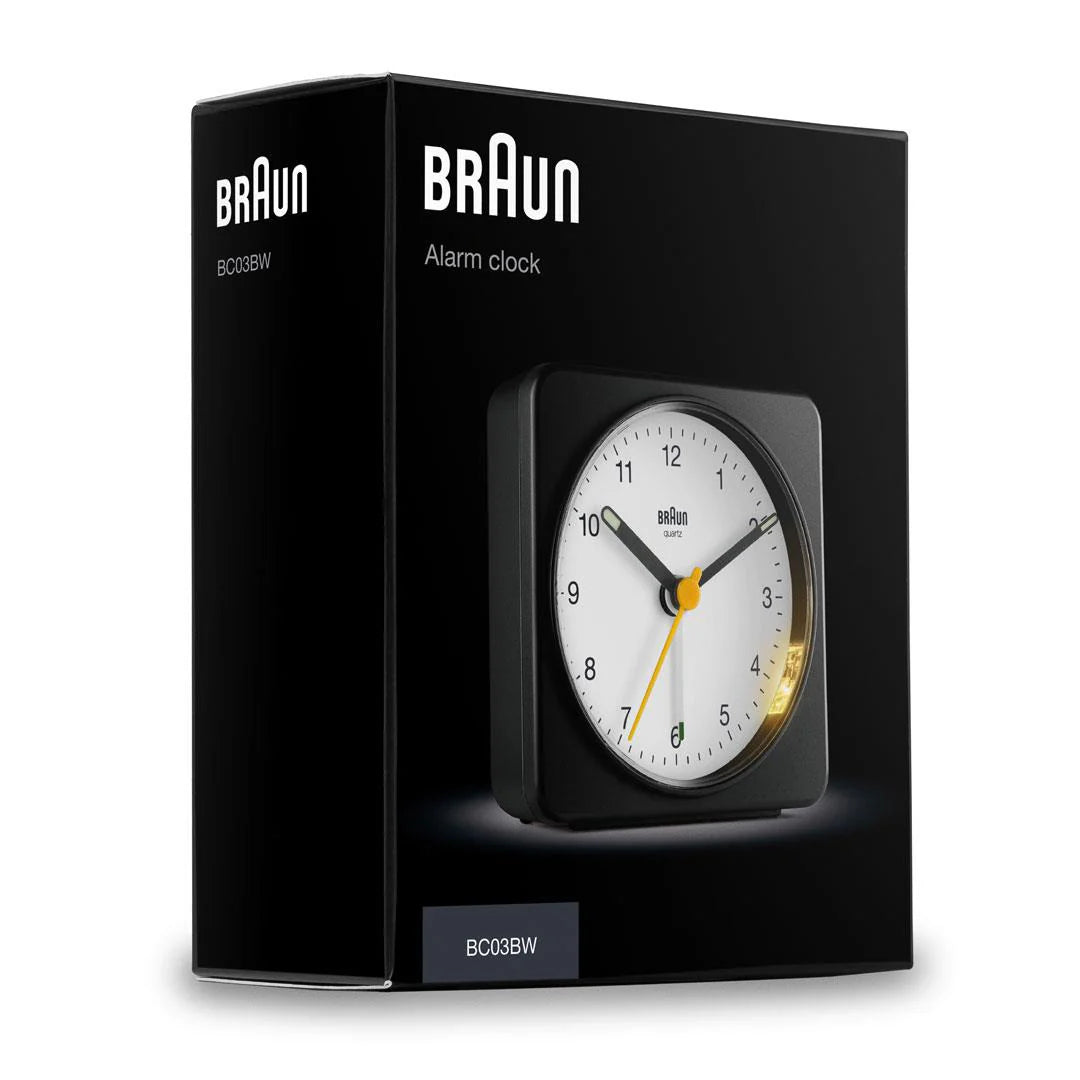 BC03BW Braun clock