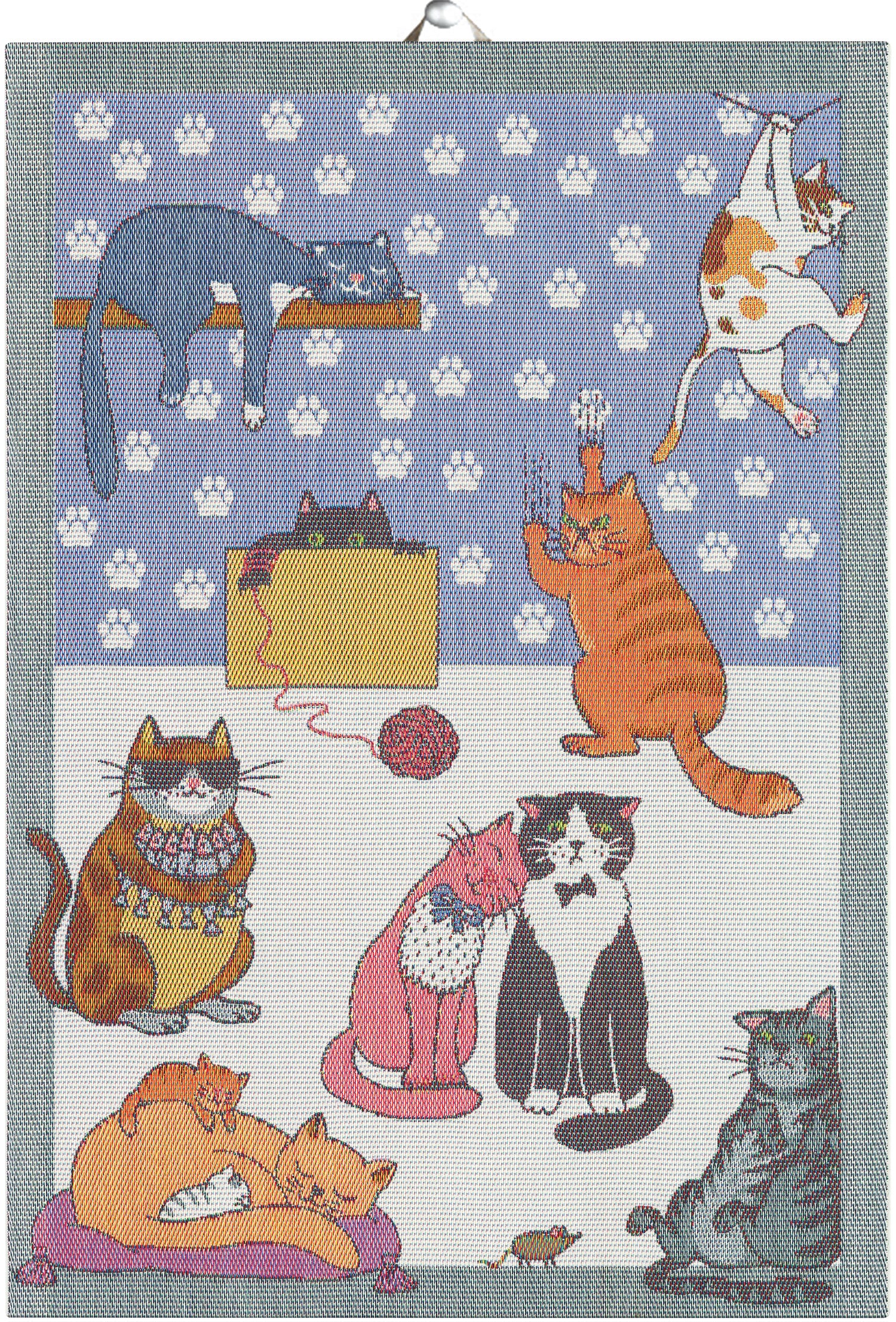 Tea towel 35X50 CATS FUN