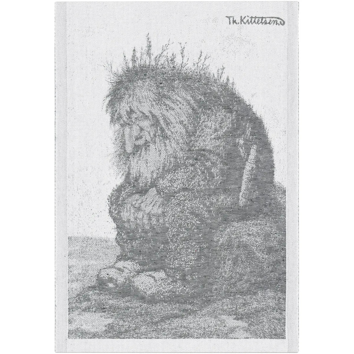 Tea towel 35X50 cm S-TROLLET SOM GRUNNER