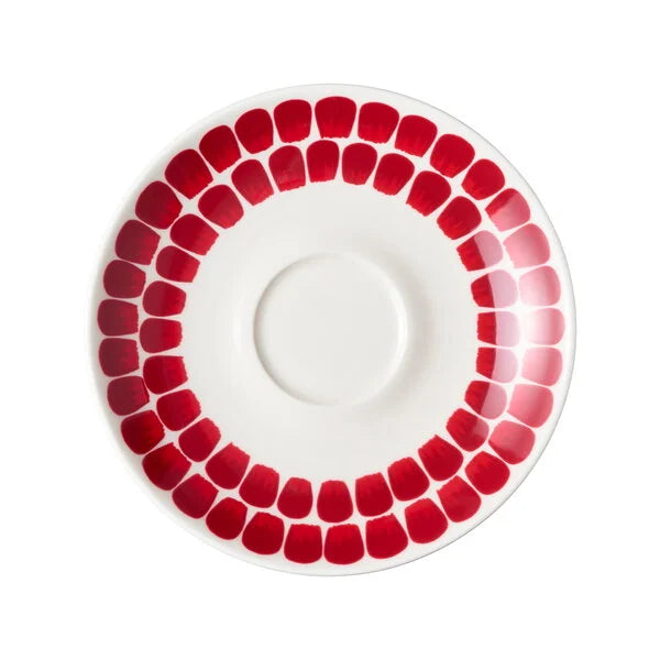 24H by Arabia Finland Saucer 17cm / 6.7" Tuokio red