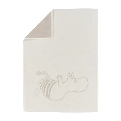 Moomin hand towel 50x70cm / 20x27.5in Moomintroll white