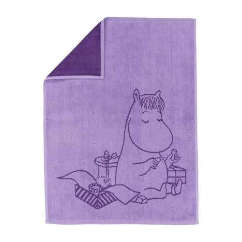 Moomin hand towel 50x70cm / 20x27.5in Snorkmaiden purple