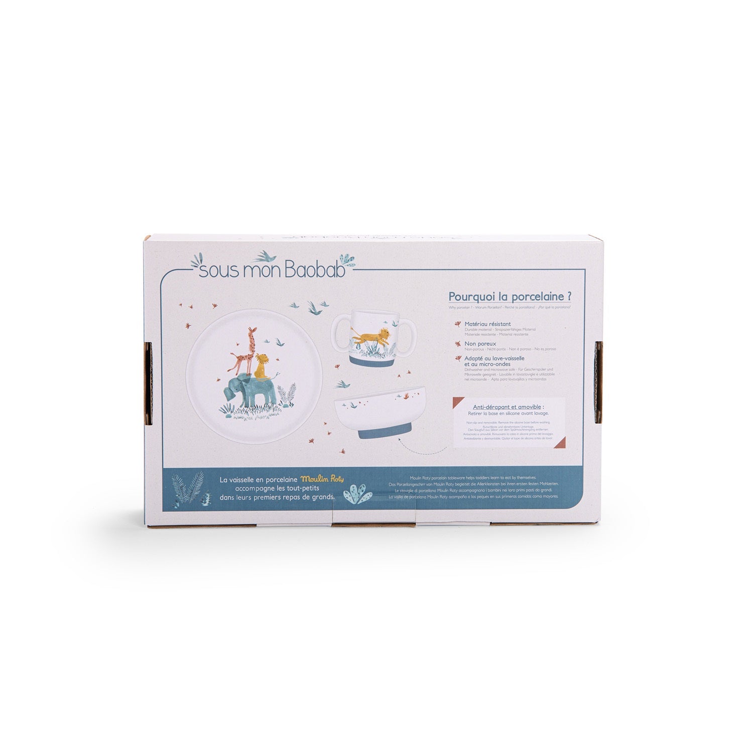 Sous Mon Baobab - Porcelain Dish Set