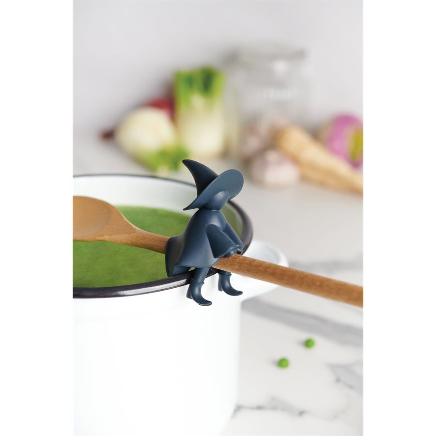 Agatha Spoon holder & steam releaser-Charcoal