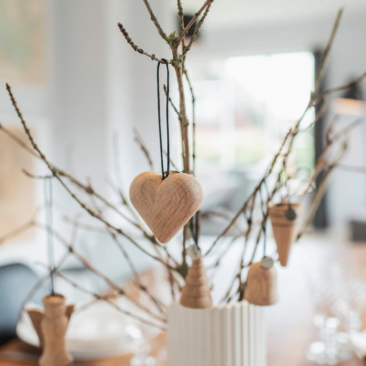 Jul Hanging Ornaments set of three - Cones