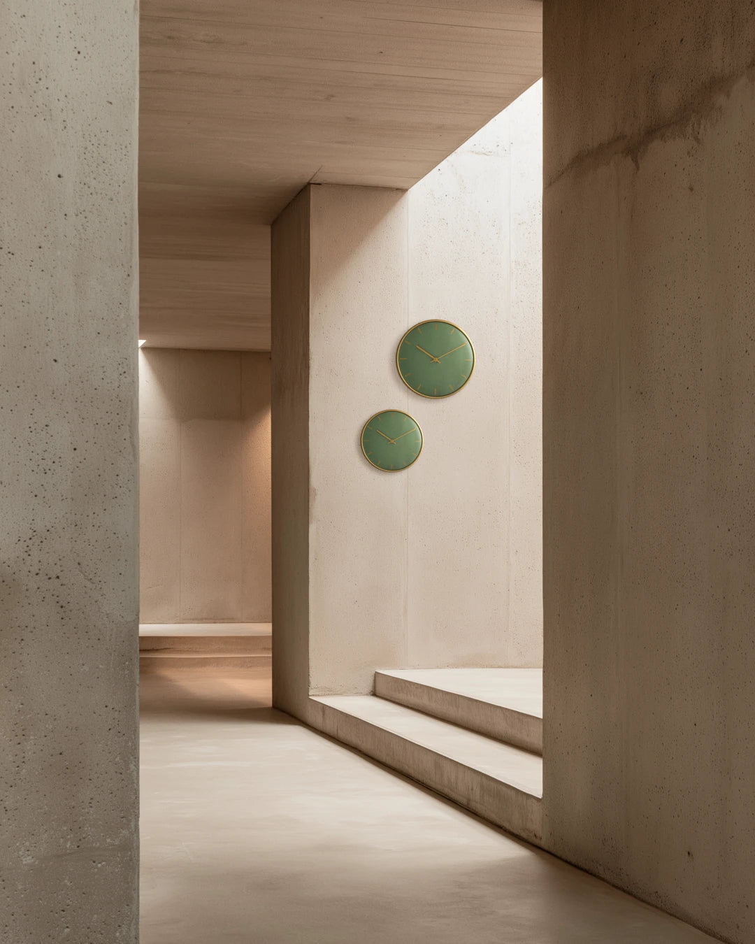 City Hall Wall clock, green, 21 cm Diameter