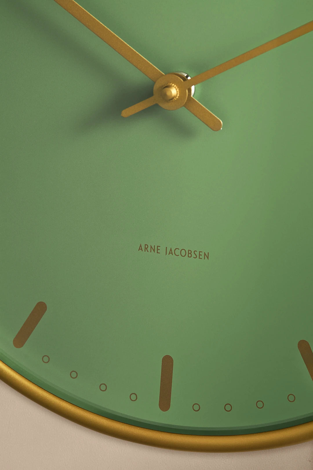 City Hall Wall clock, green, 21 cm Diameter