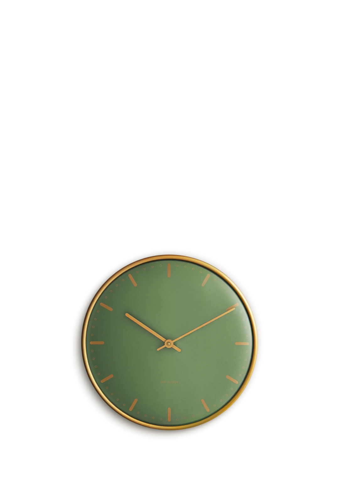 City Hall Wall clock, green, 21 cm Diameter — Studio Pazo