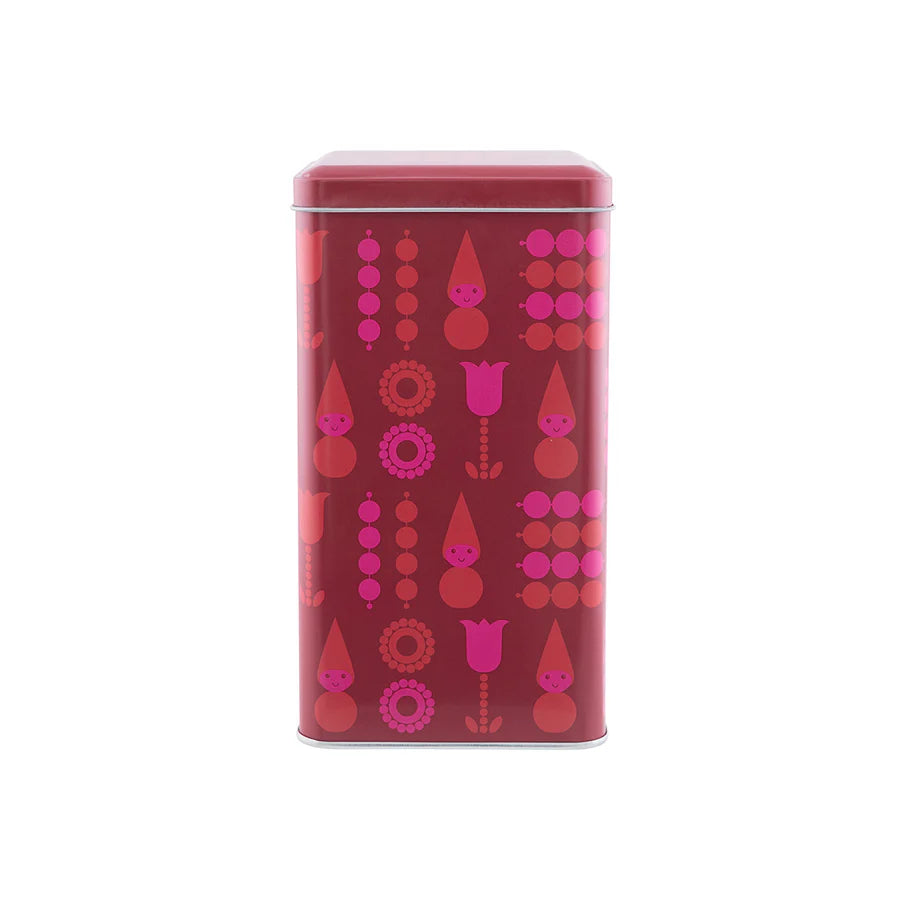 Tonttu coffee tin, red