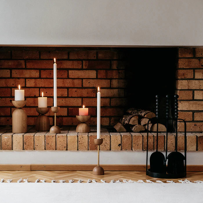 Nuppu fire set, black