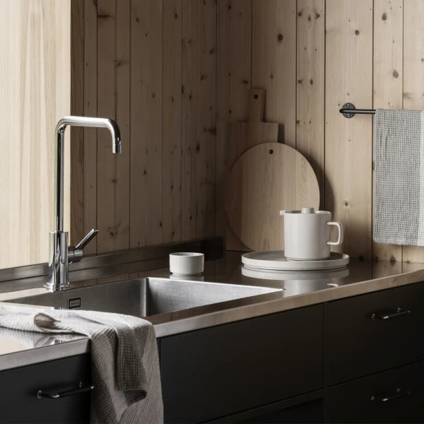 GANO Tea Towels 2pk 70x50cm - Moonbeam / Mourning Dove