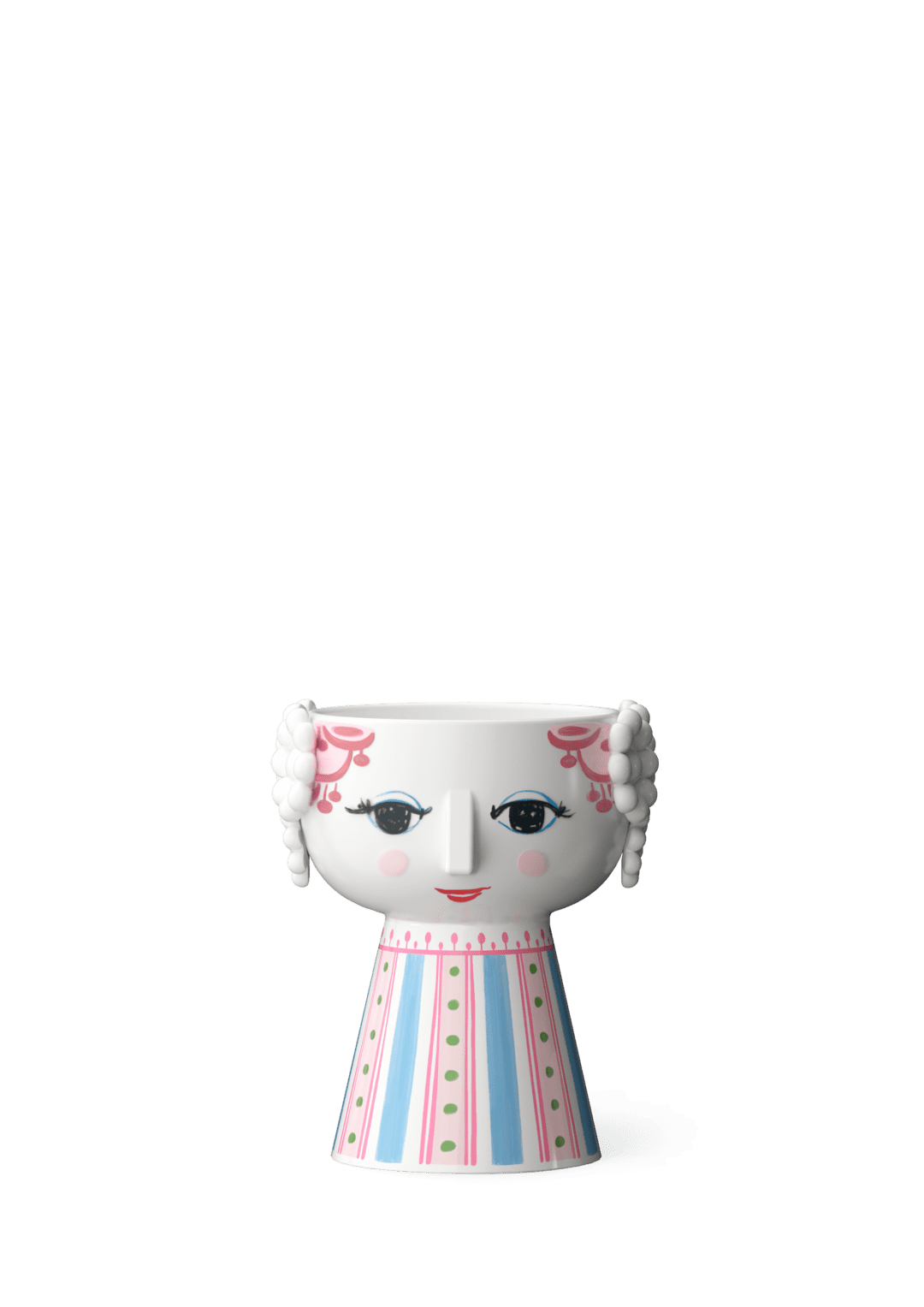 Eva Candle Holder H 3.7" Pink