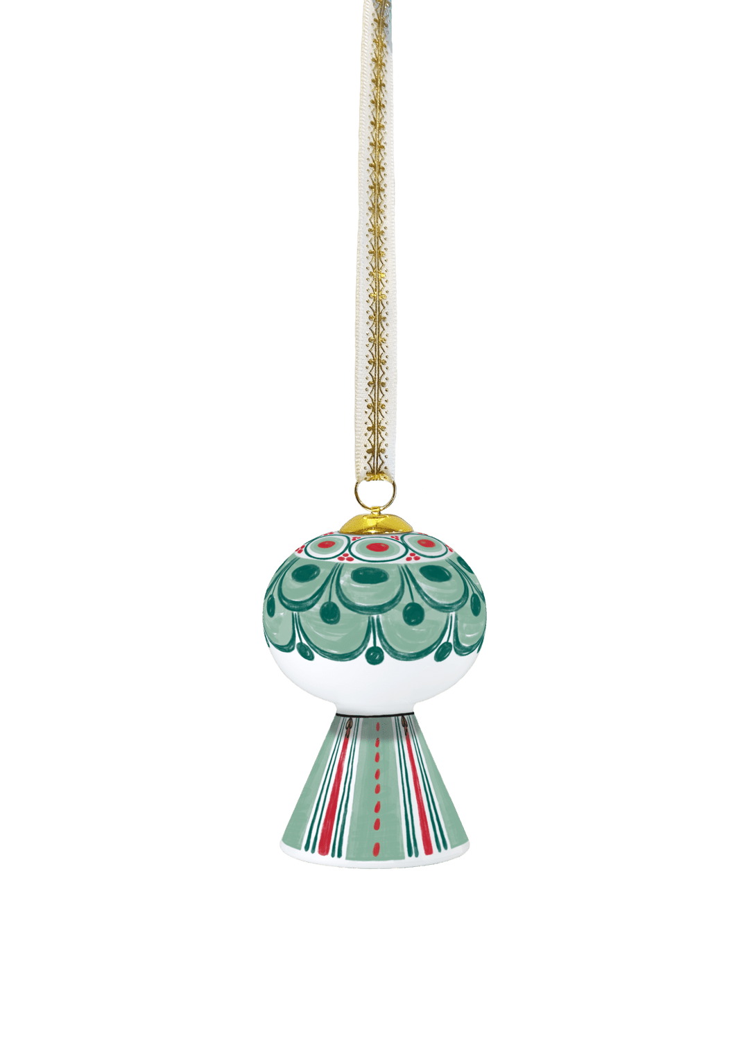 Christmas Ornament 2025 H7.5 cm Green