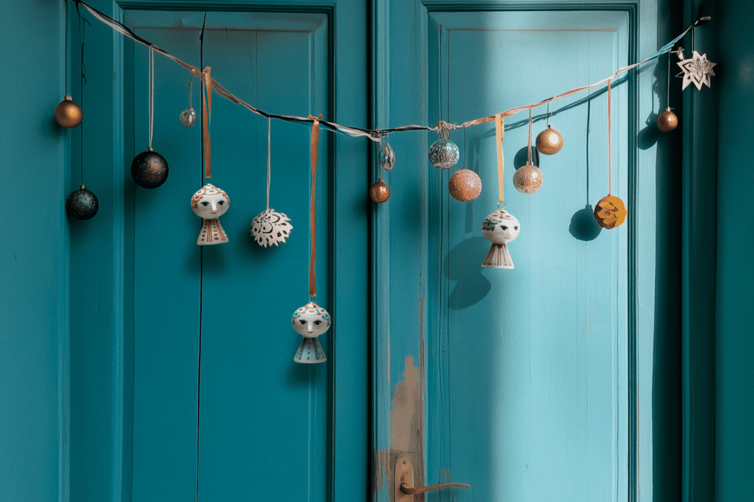 Christmas Ornament 2025 H7.5 cm Blue