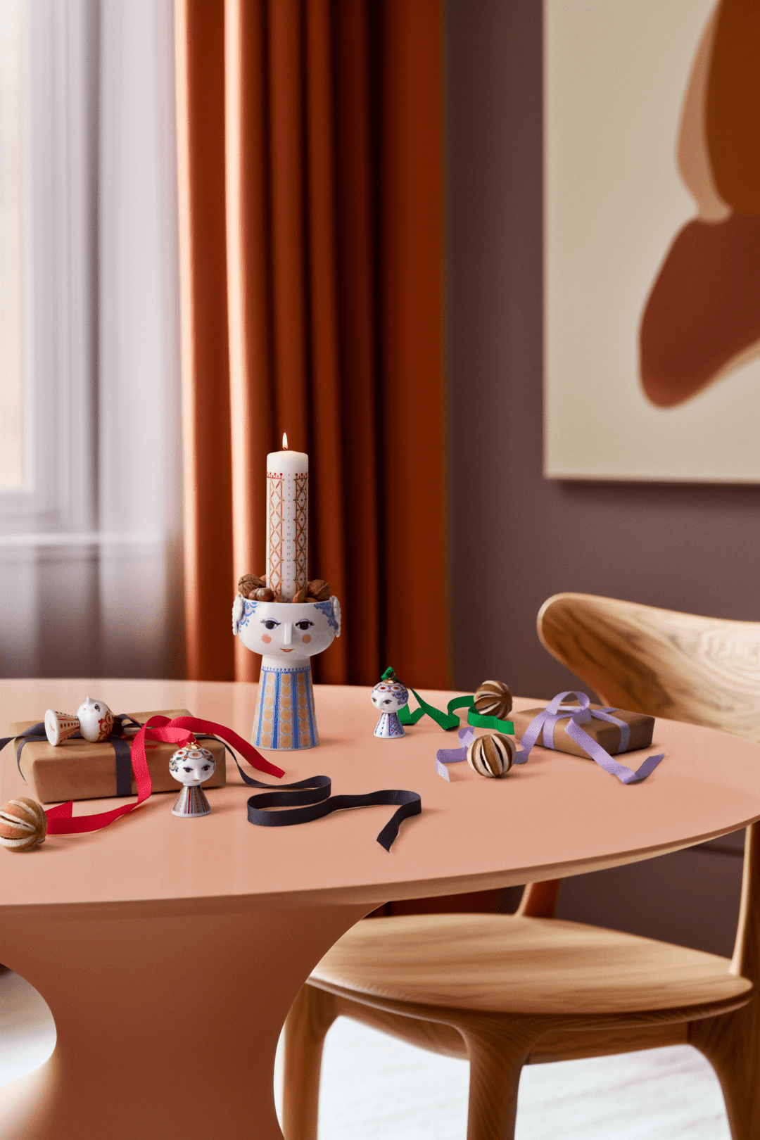 Christmas Ornament 2025 H7.5 cm  Red