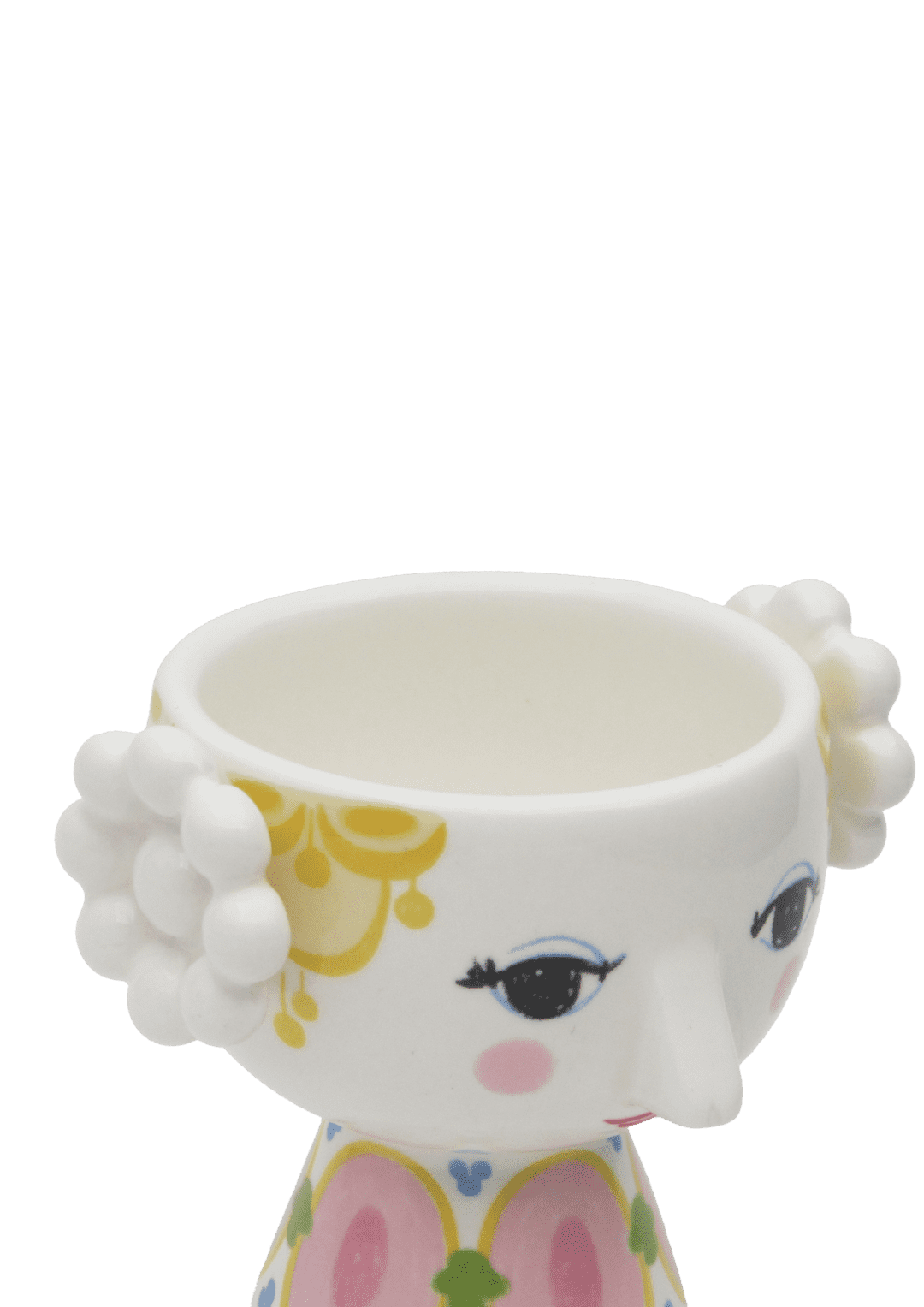 Eva Tealight Holder Dia 6.5cm / 2.6 In yellow/lavender 2 pcs.