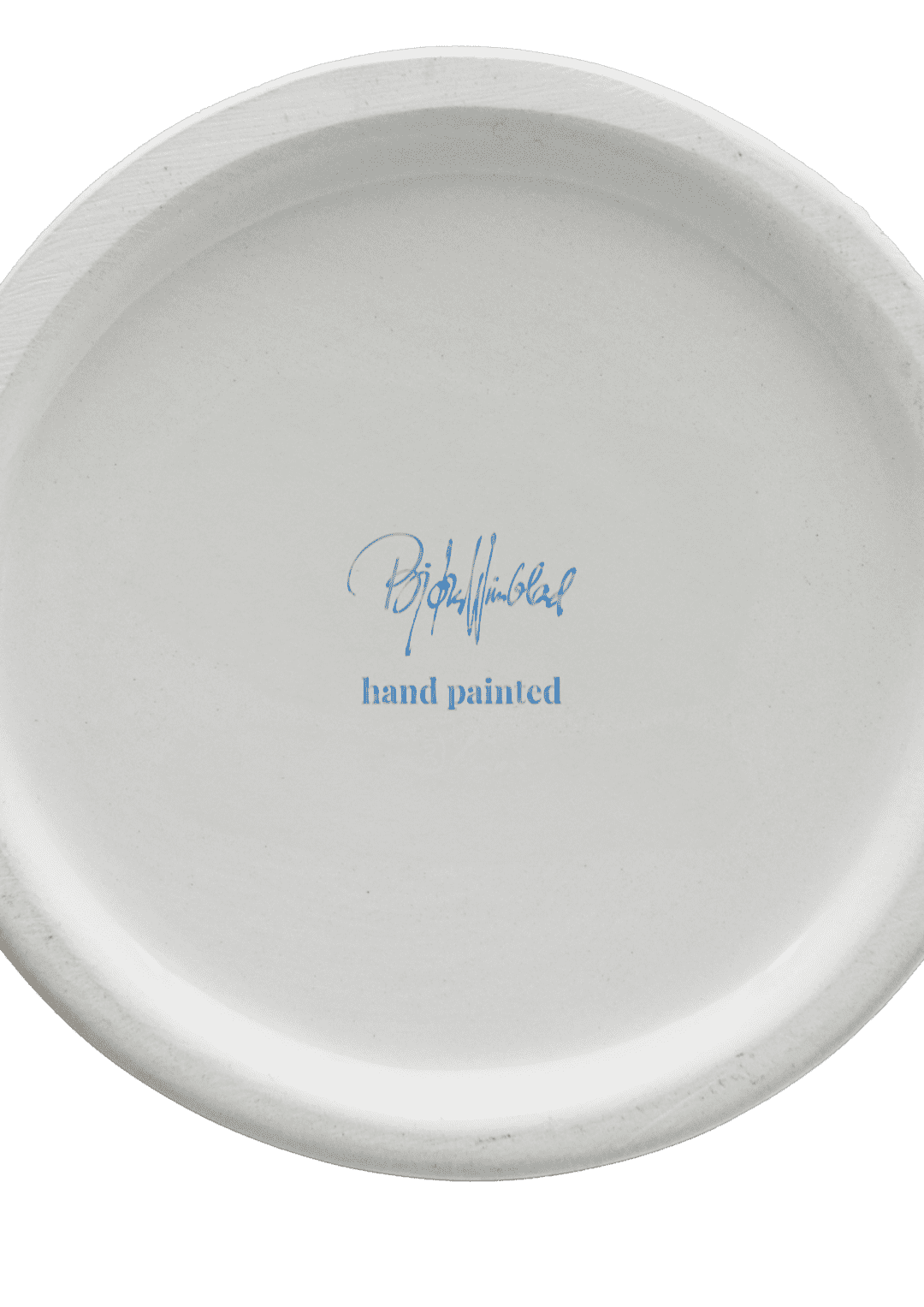 Lady With Hat Vase H20.5cm /  8.1" Blue