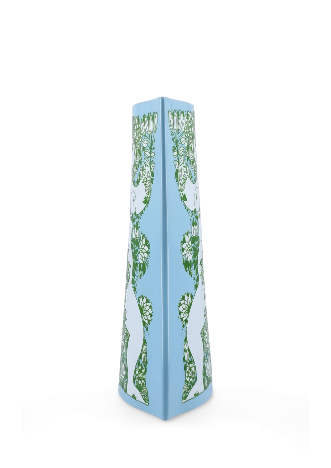 Nina Vase H28.5 cm Blue, Light Blue/ Green