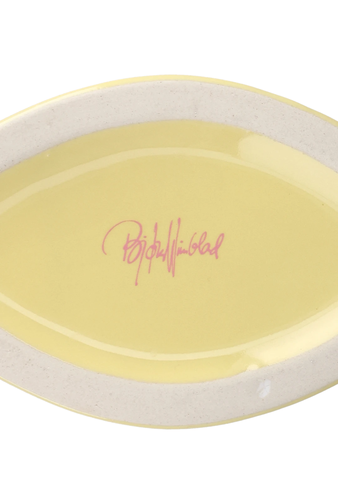 Nina Vase H22 cm Yellow Yellow/Pink