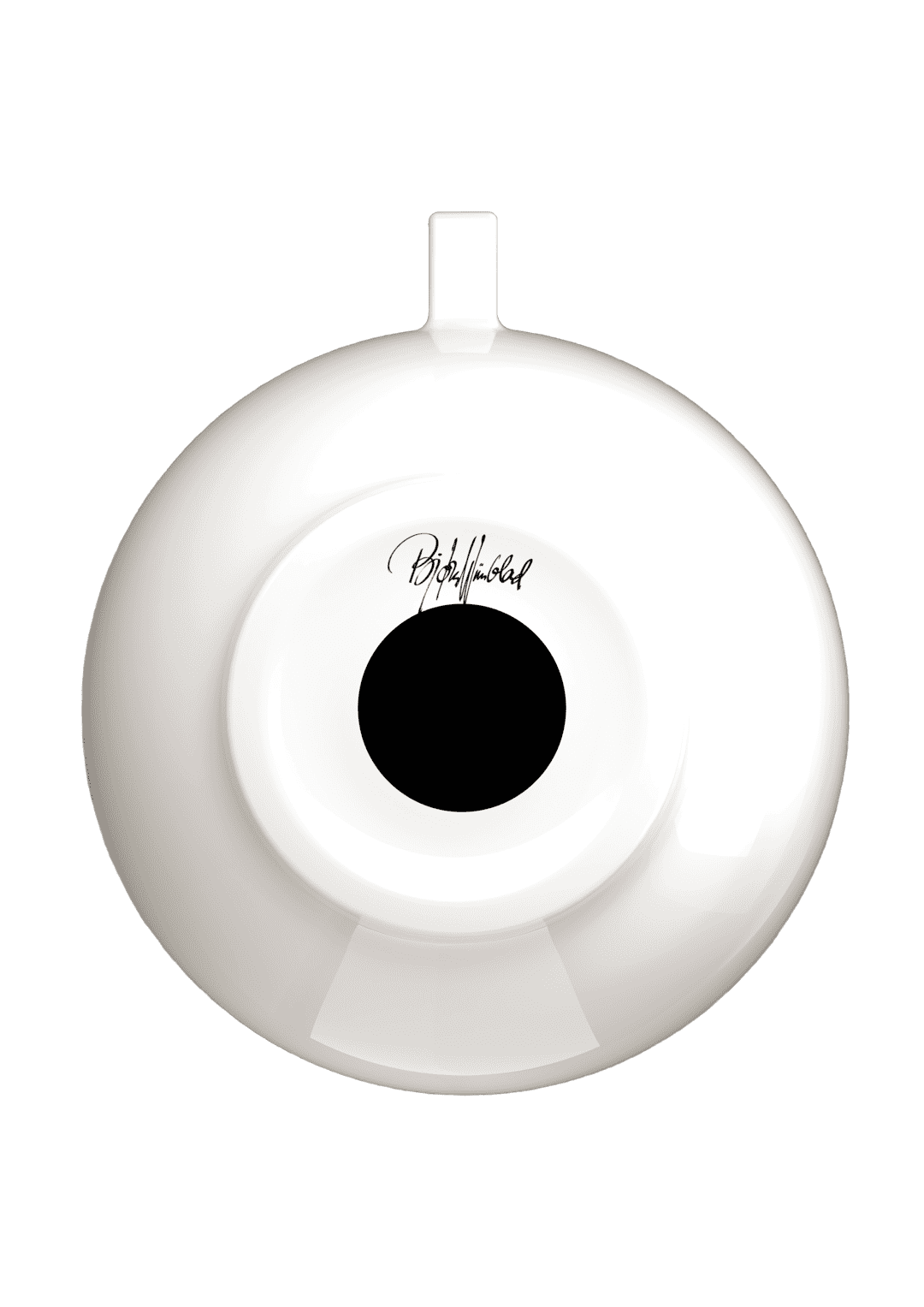 Candle holder H14 cm  Light blue