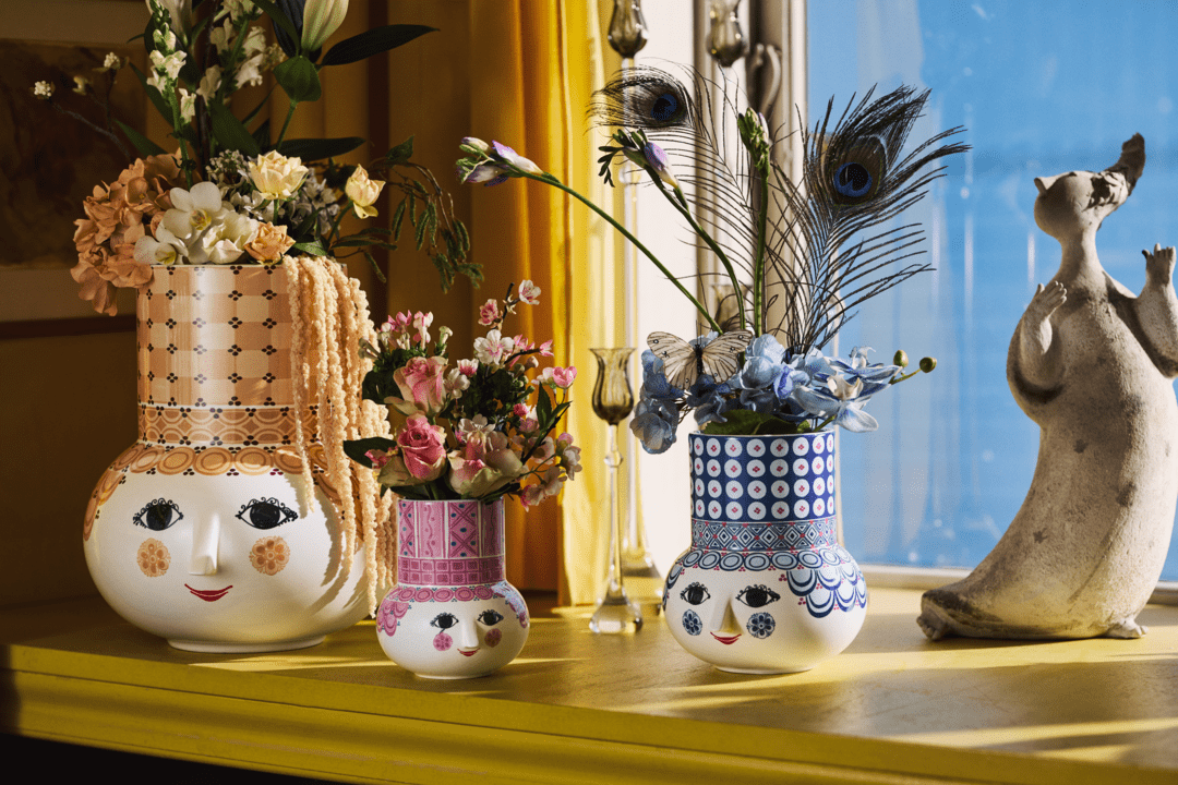 Olga Vase - H5.9" pink 15cm