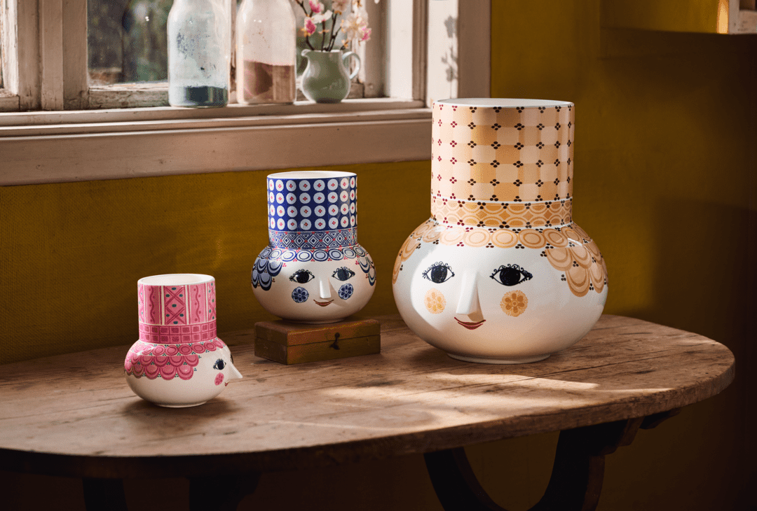 Olga Vase - H5.9" pink 15cm