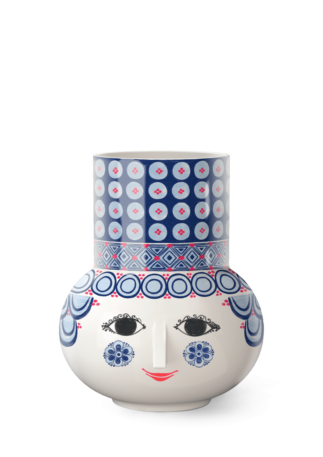 Olga Vase - H7.9" blue 20cm