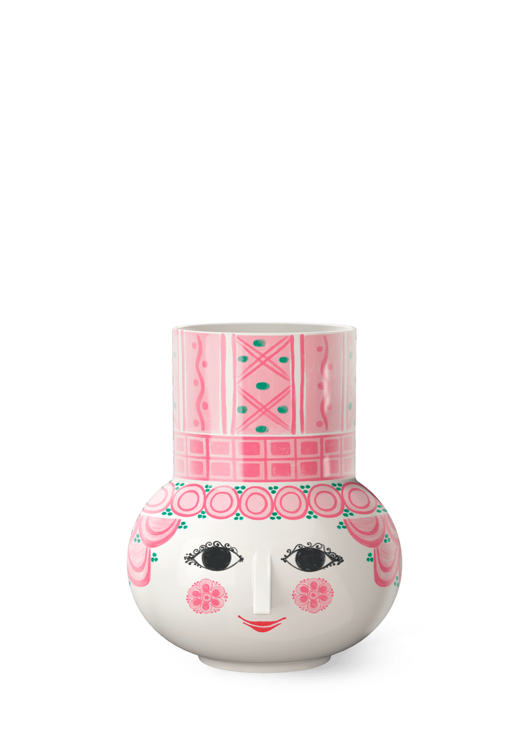 Olga Vase - H5.9" pink 15cm