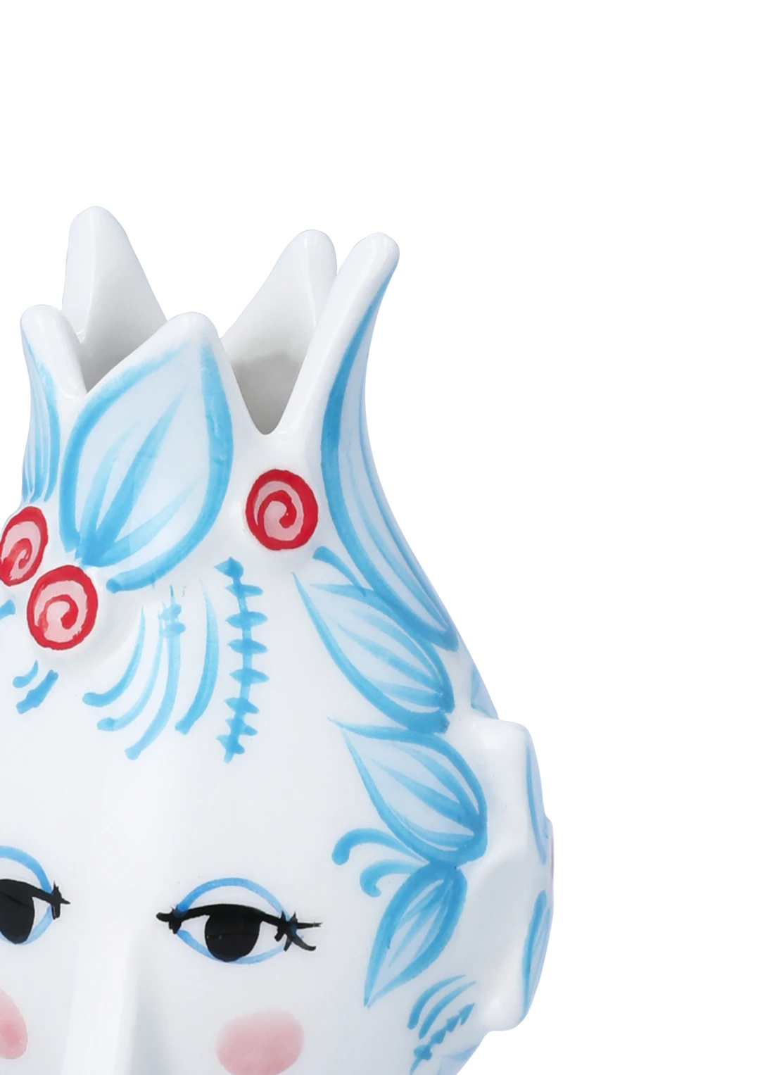 Titania Candle Holder H11.5 cm Blue, Light Blue