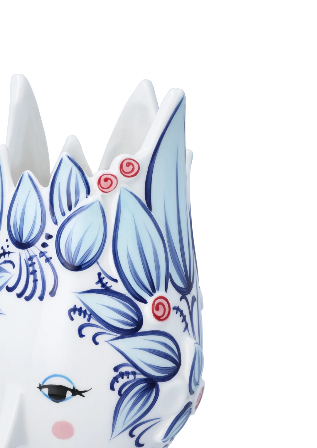 Titania Vase H25cm Blue