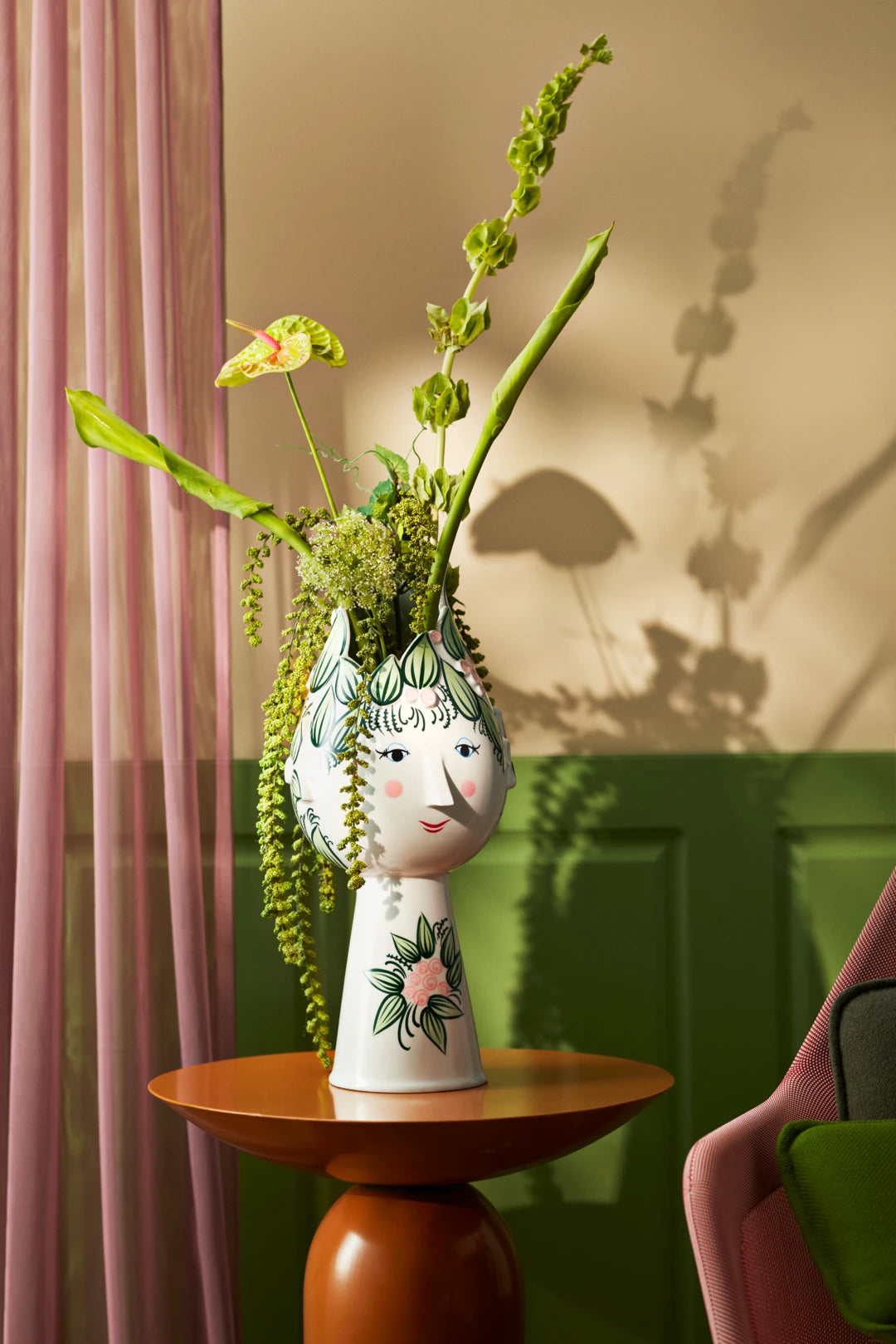 Titania Vase H50cm Green