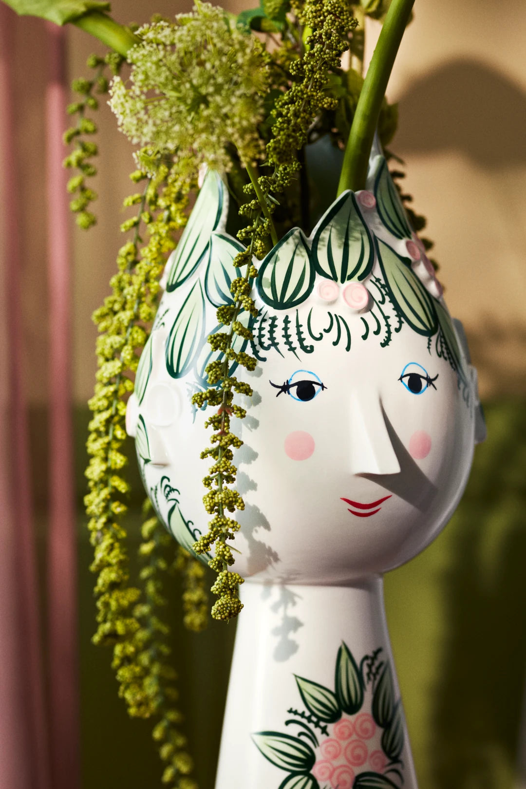 Titania Vase H50cm Green