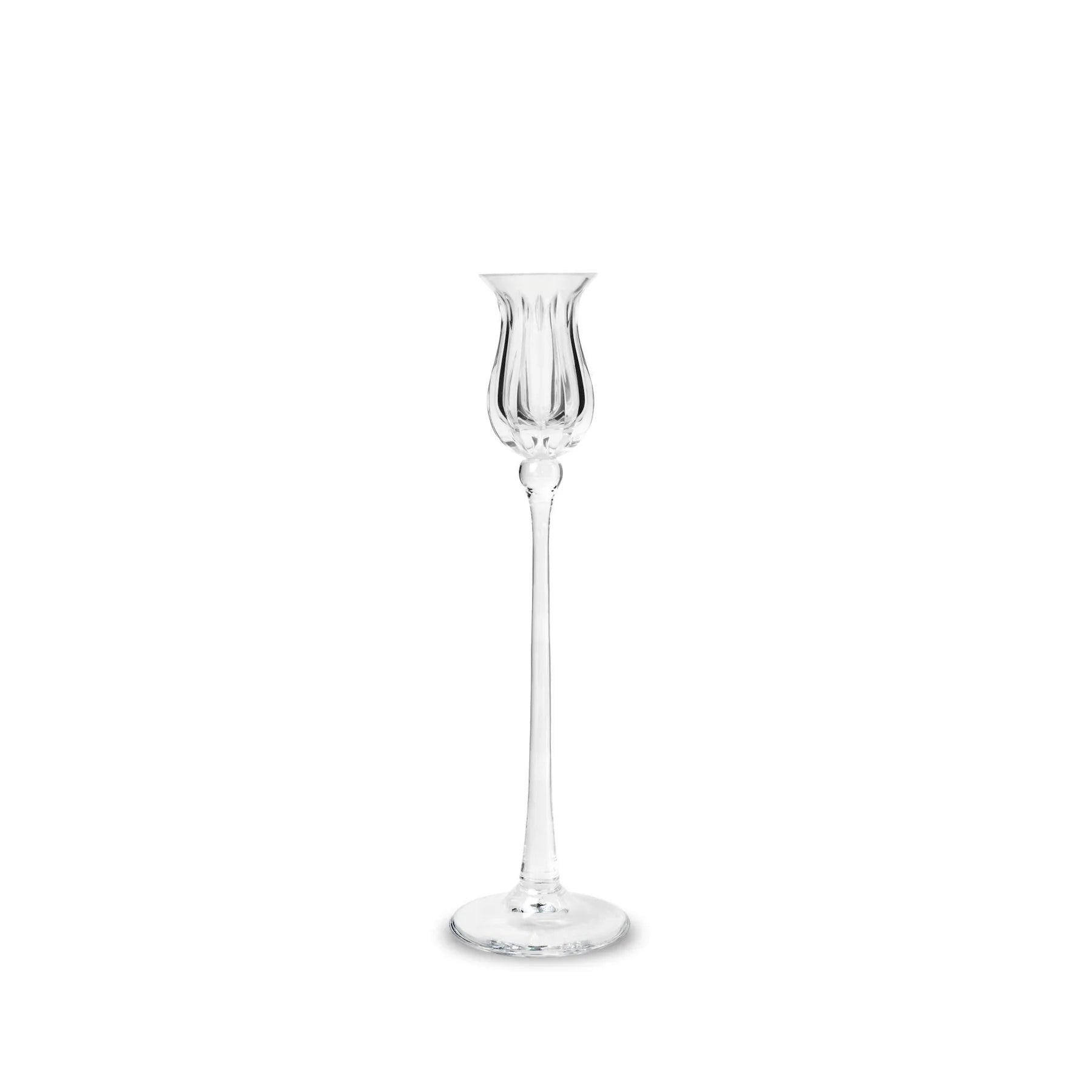 Bjørn Wiinblad Tulip Candlestick H18 Clear