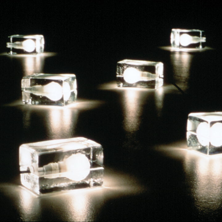 Block Lamp with white cord