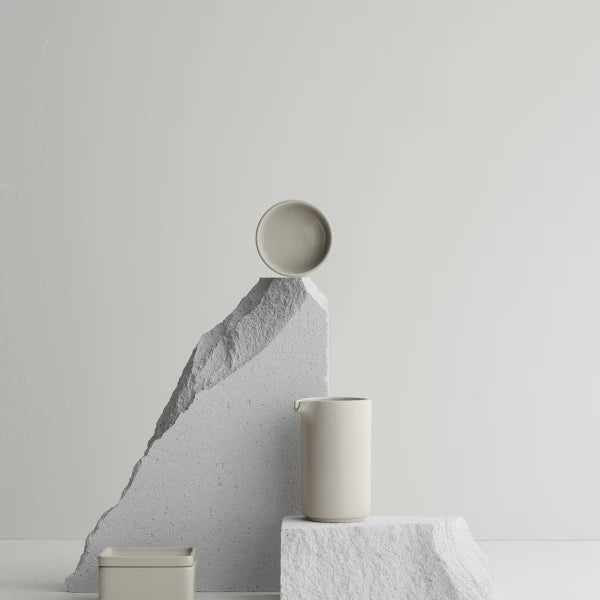 PILAR Butter dish - color Moonbeam