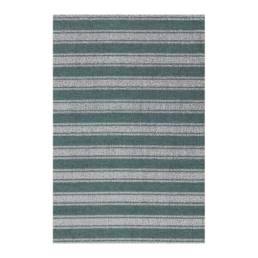 Boardwalk Stripe Shag Mats - Seaside