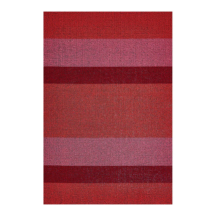 Bold Stripe Shag Mats - Punch