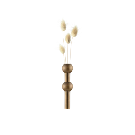 STOFF Nagel Vase, Bronzed Brass