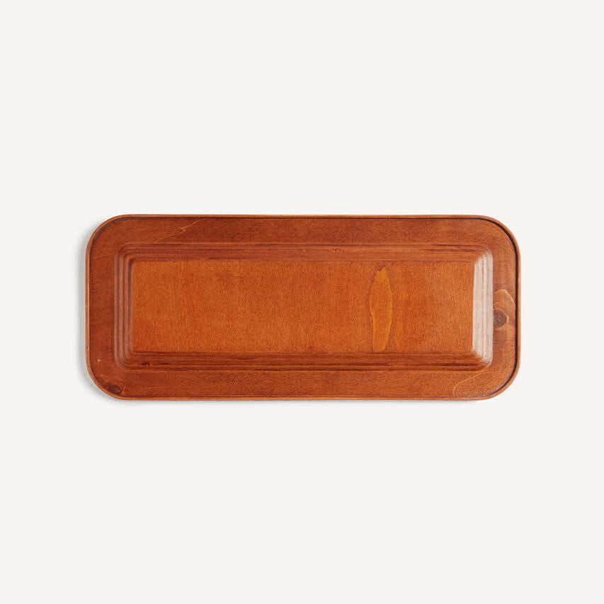 Fornasetti tray wood rectangular 60cmx25cm - Braccio con Pistola / rosso