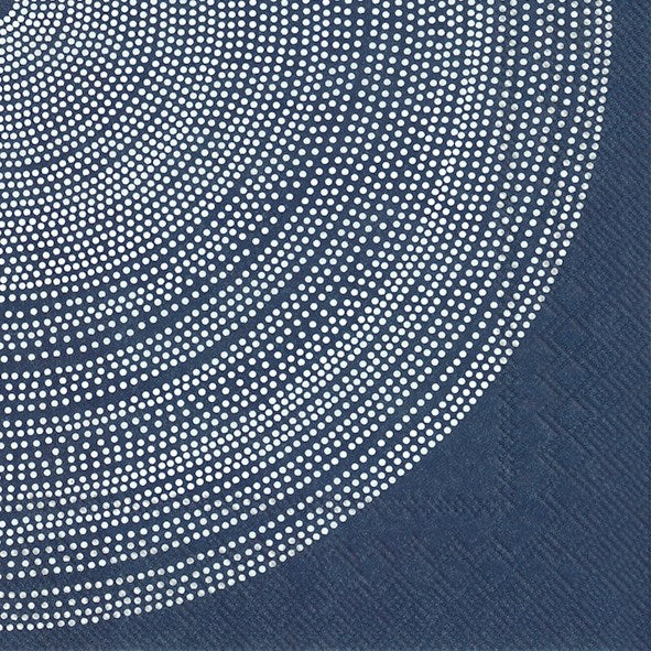 Marimekko paper napkins - Cocktail size FOKUS dark blue