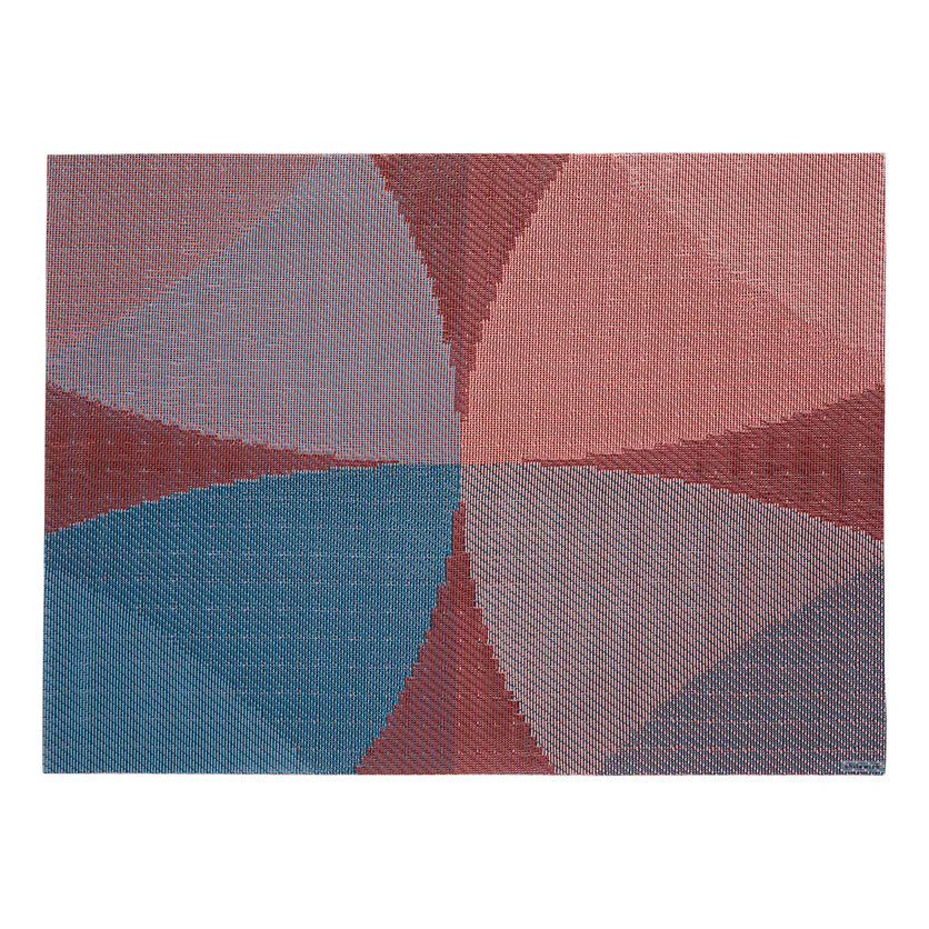 Chilewich Placemat Rectangle 14x19" Canopy - Raspberry