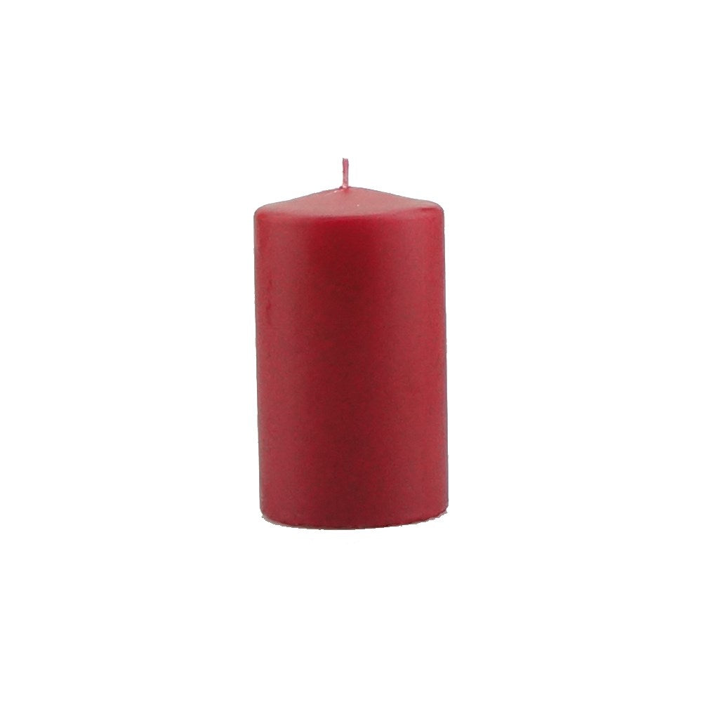 Danish Candle : 2 3/4 inch x 7 inch Pillar dark red