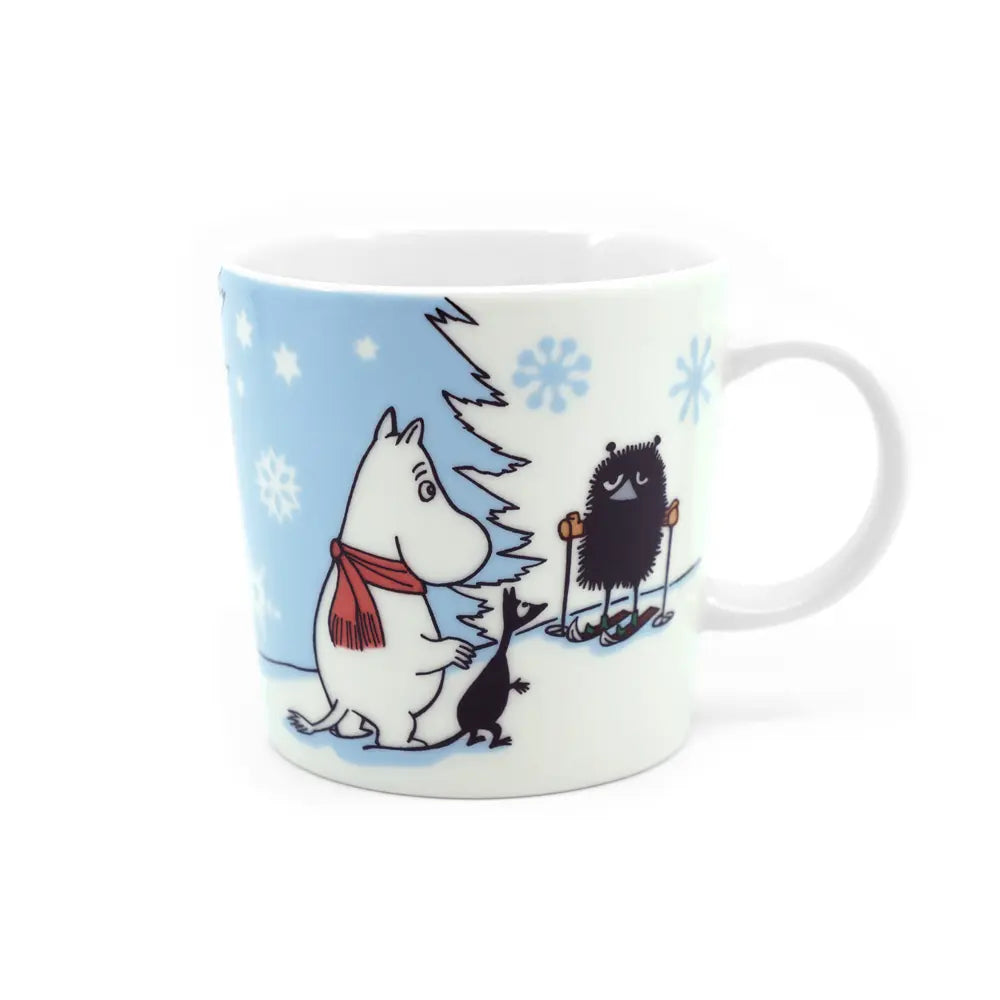 Moomin Arabia / iittala mug 300ml  / 10oz Skiing Competition (2010)