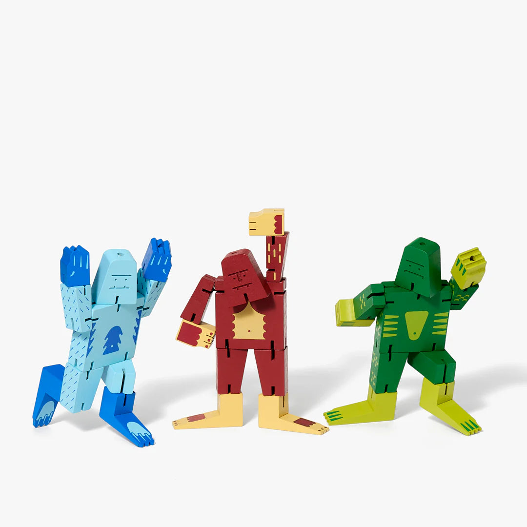 Small Cubebot® Cryptoids Sasquatch Red